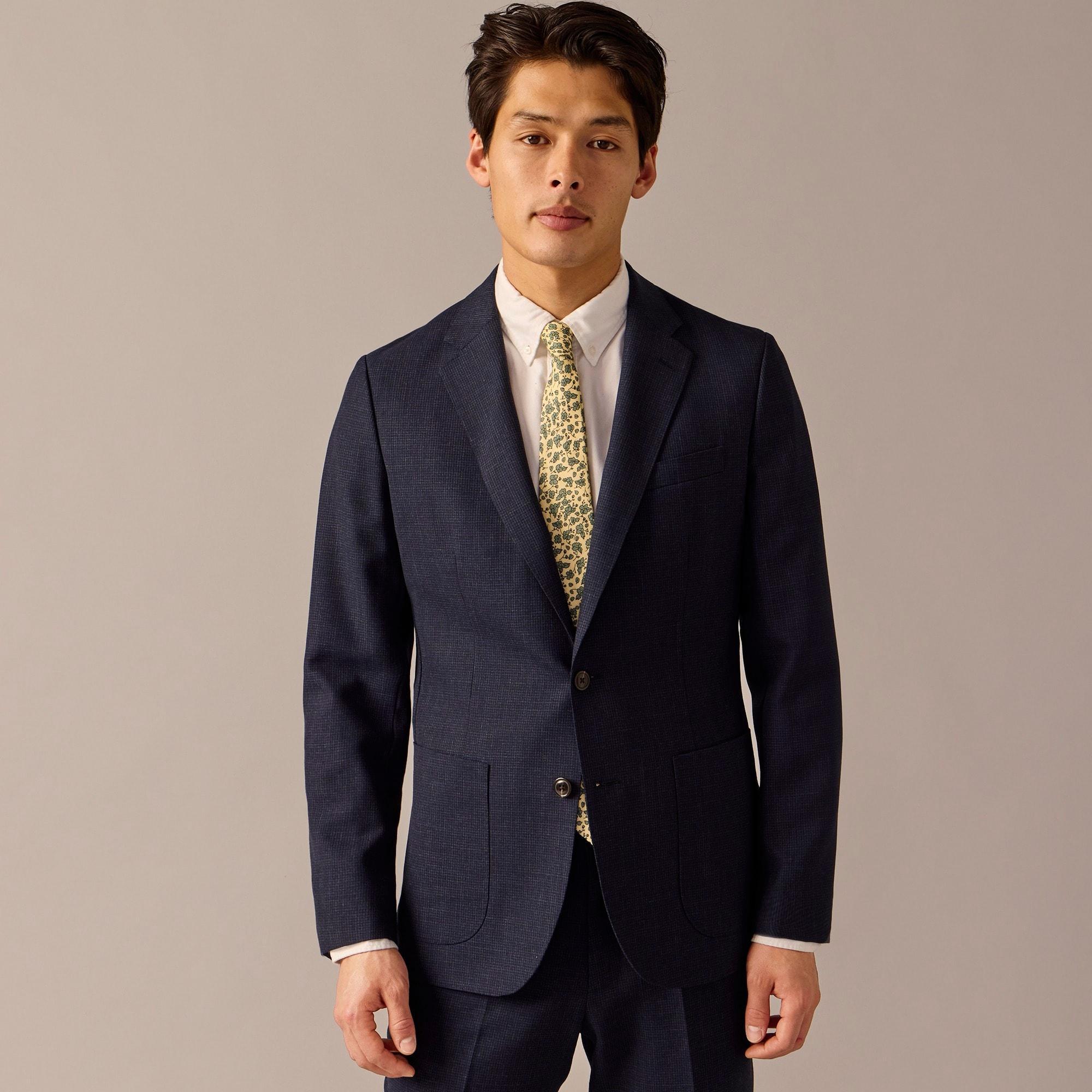 Ludlow Slim-fit suit jacket in English wool Product Image