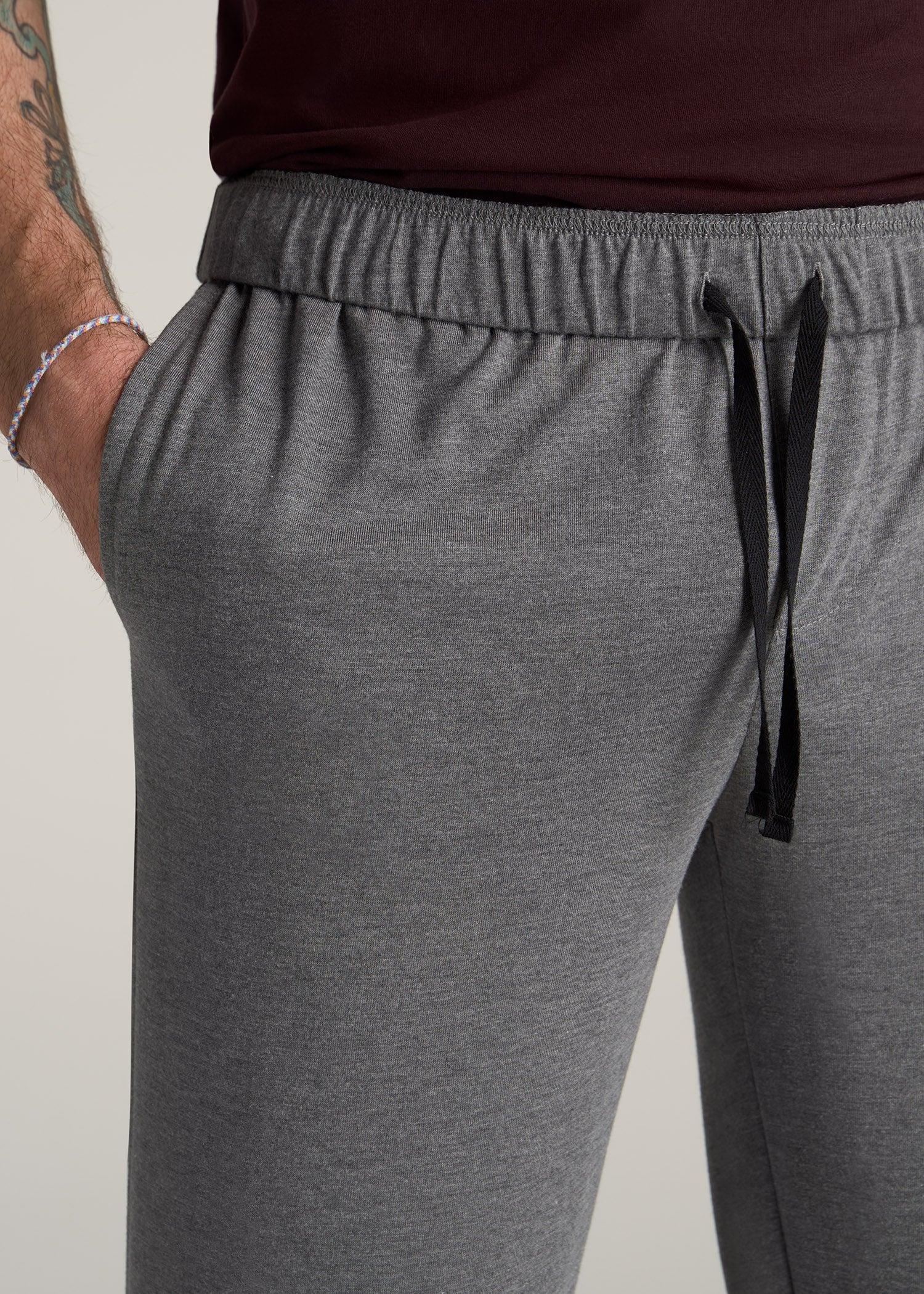 Lounge Pant Joggers for Tall Men in Charcoal Male Product Image