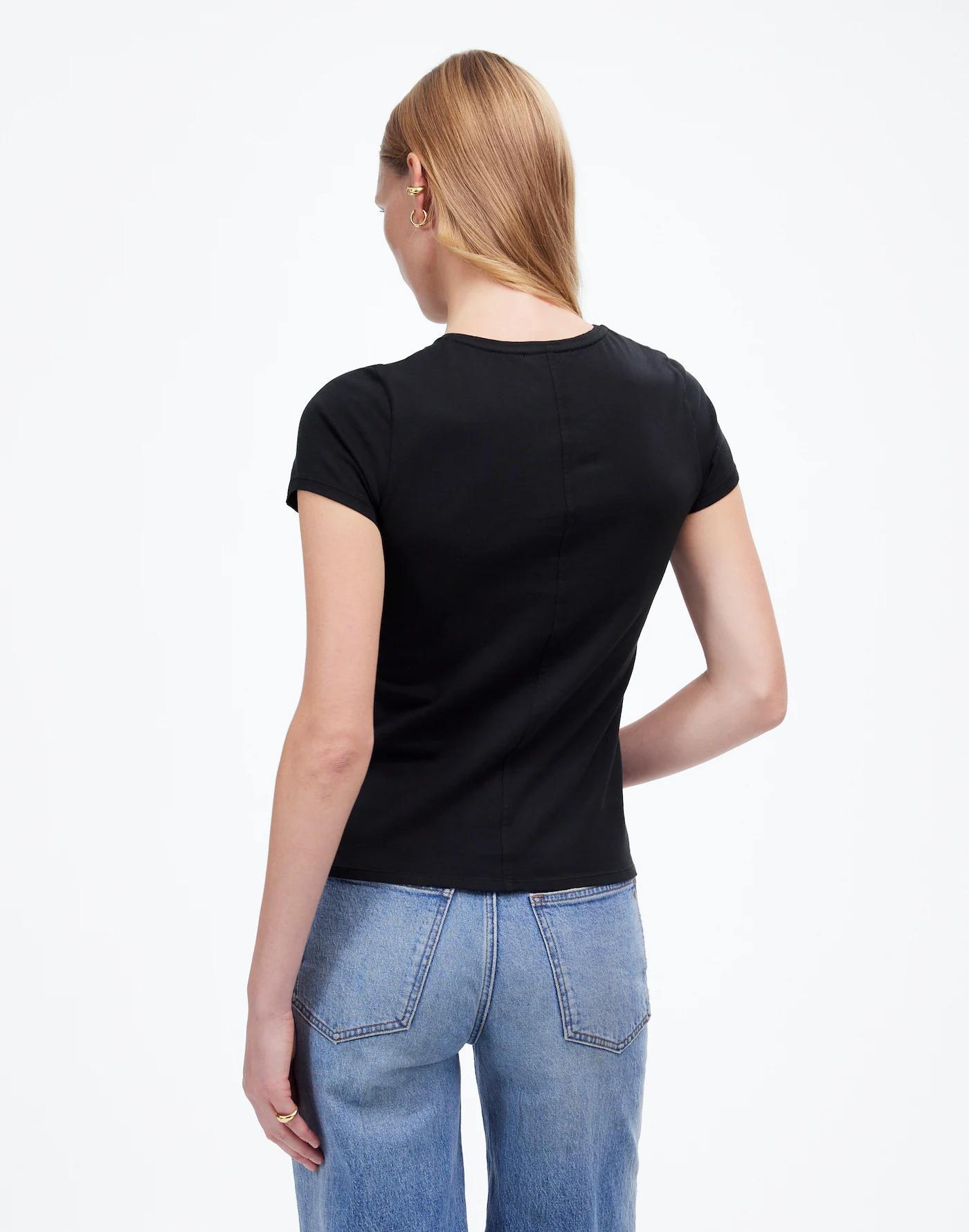 Essential Slim Tee in Lightweight Cotton Product Image