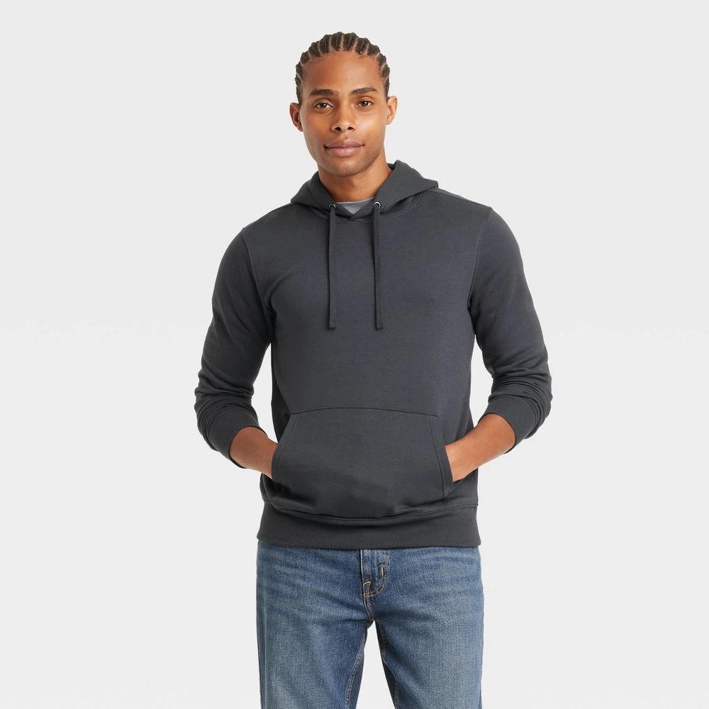 Mens Hooded Sweatshirt - Goodfellow & Co Dark Product Image