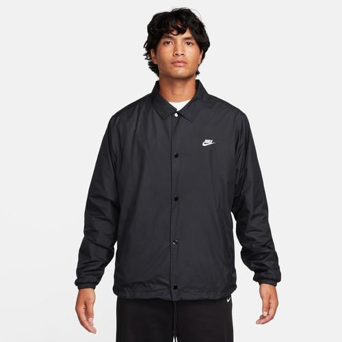 Nike Mens Club Coaches Jacket - Black/White Product Image