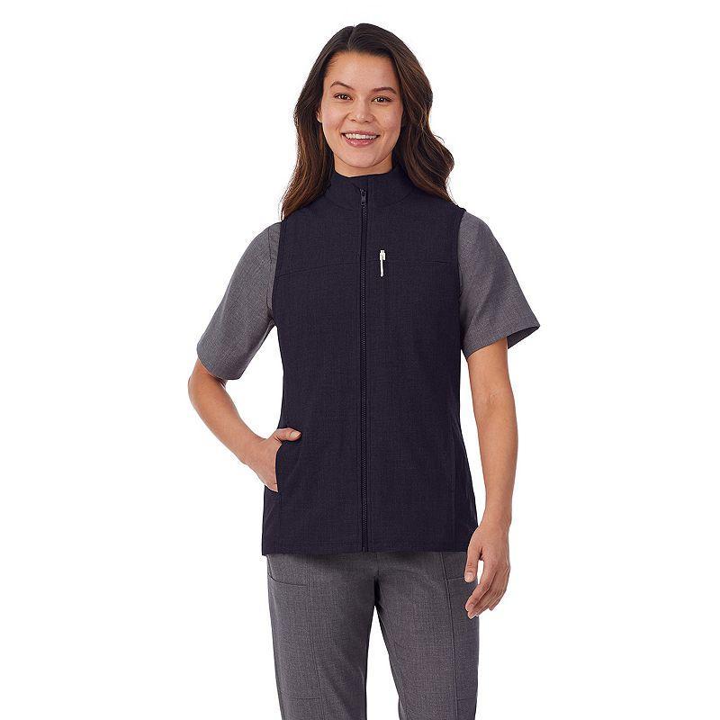 Womens Cuddl Duds Scrubs 5-Pocket Lined Vest Product Image