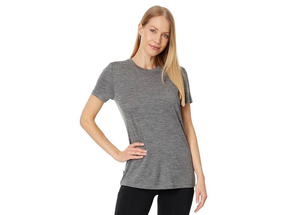 Icebreaker 150 Tech Lite III Short Sleeve Tee (Gritstone HTHR) Women's Clothing Product Image