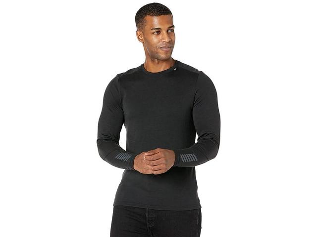 Helly Hansen Lifa Merino Midweight Crew (Black) Men's Clothing Product Image