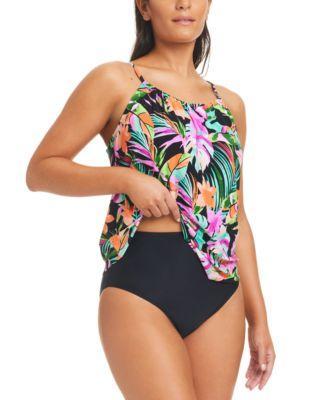 Beyond Control Womens Bora Bora Bay High Neck Tankini Top High Waist Bottoms Product Image