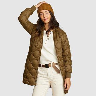 Women's Shaw Long Down Bomber Jacket Product Image