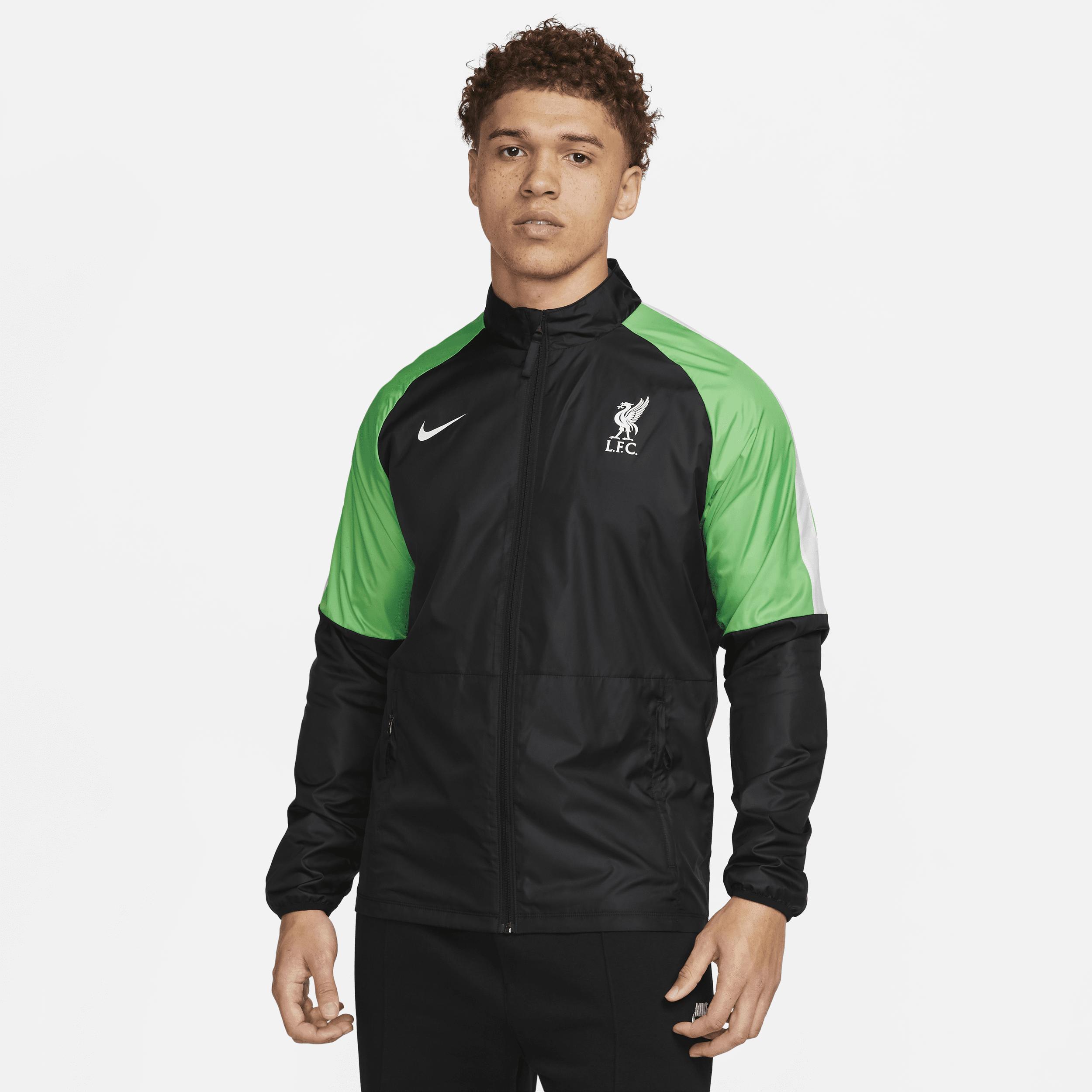 Mens Nike Black Liverpool Academy AWF Raglan Full-Zip Jacket Product Image