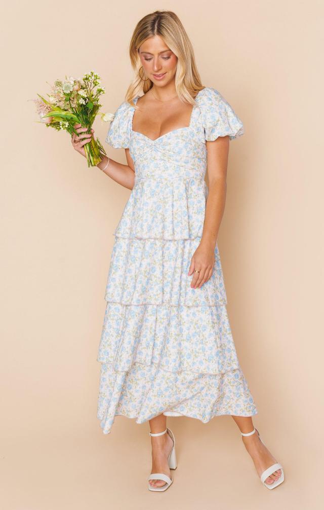 Va Va Midi Dress ~ Charming Rose Product Image