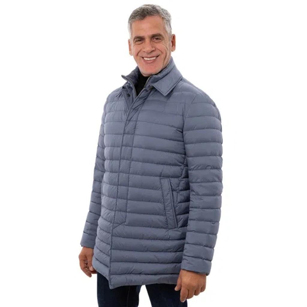 HERNO Polyester Men's Jacket In Blue Product Image