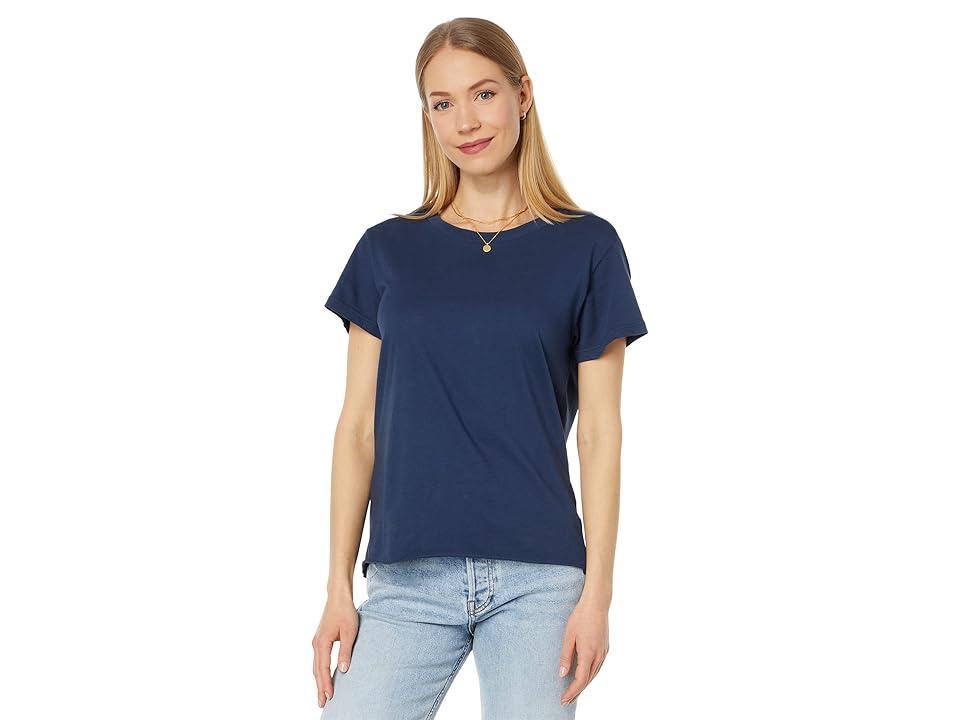 LAmade Mitered Back Winston Tee (Dark Night) Women's Clothing product image