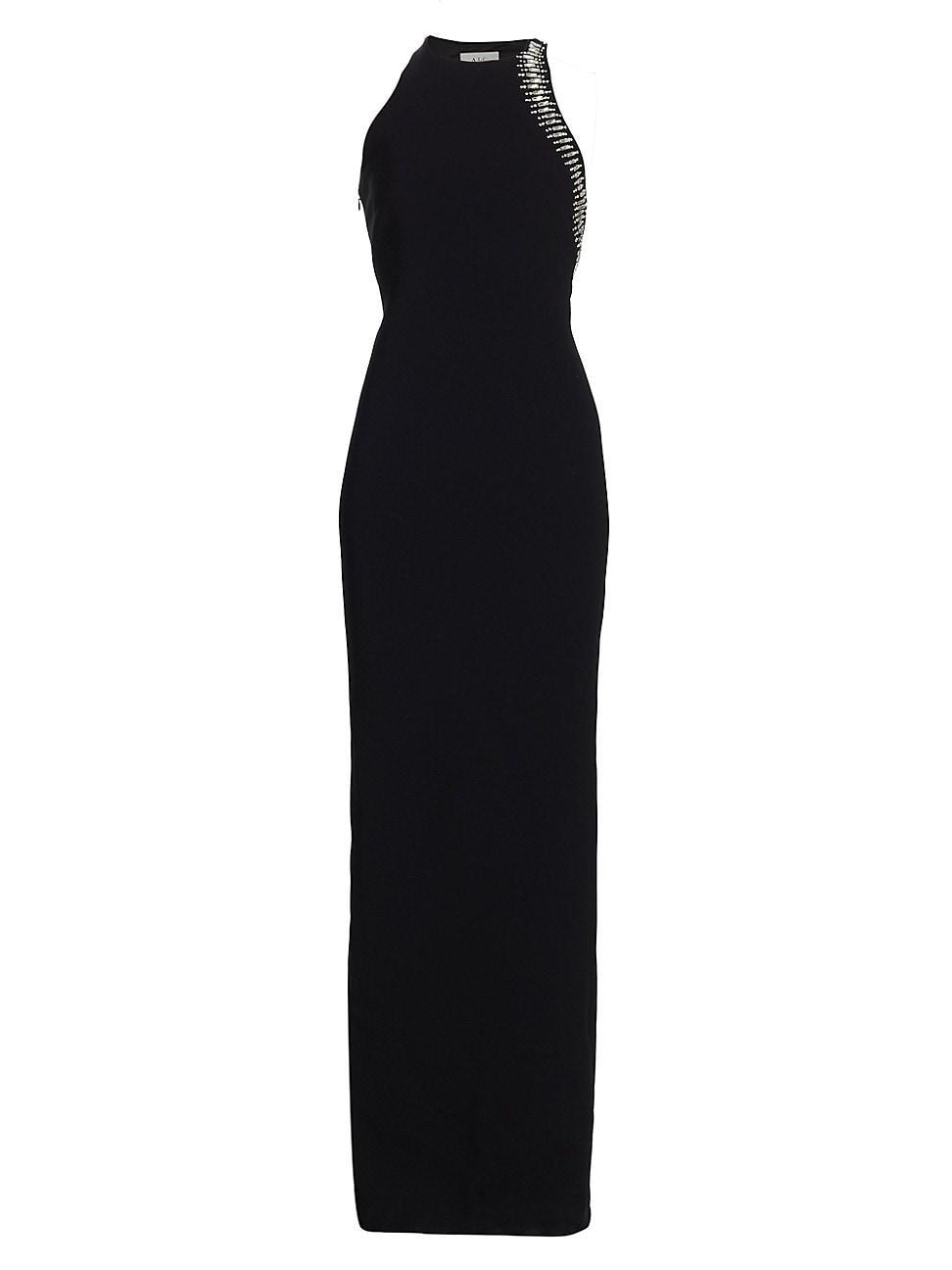 Womens Skyler Embellished Open-Back Gown Product Image