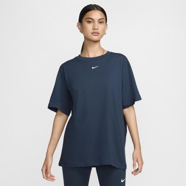 Womens Nike Sportswear Essential Tee Blue Product Image