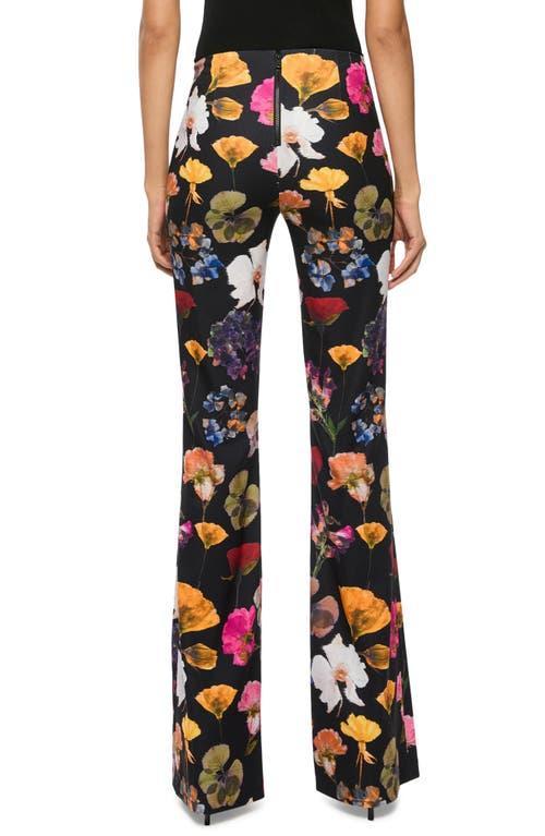 ALICE AND OLIVIA Rmp Back Zip Bootcut Pant In Timeless Blossom Product Image