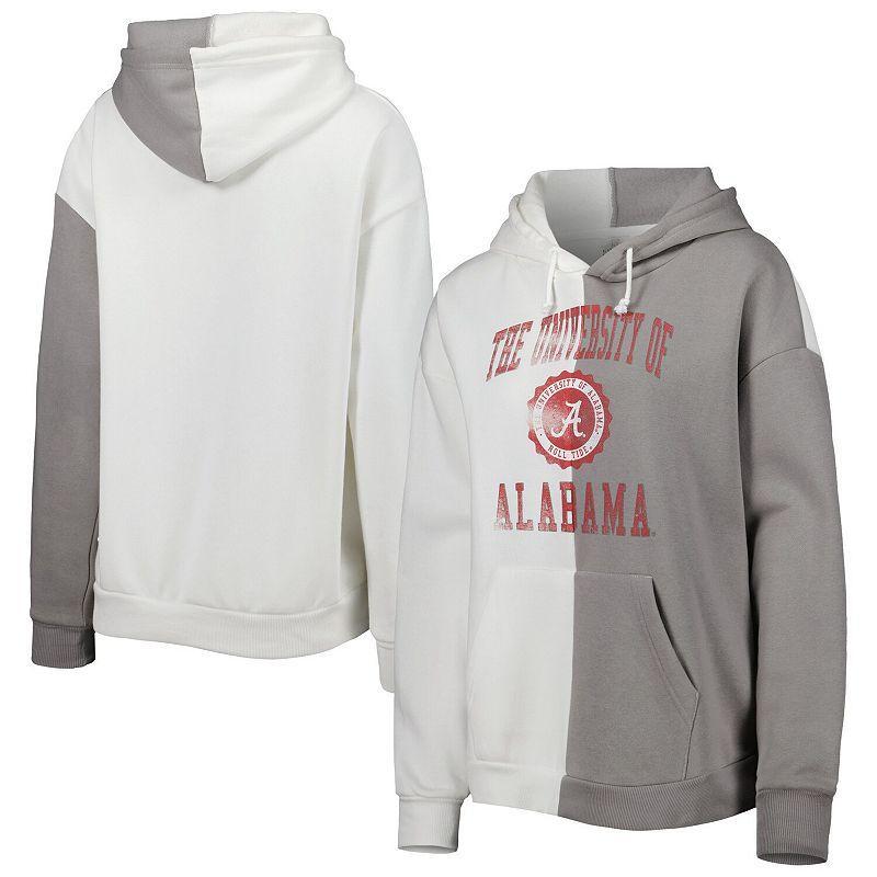 Womens Gameday Couture Gray Alabama Crimson Tide Split Pullover Hoodie Product Image