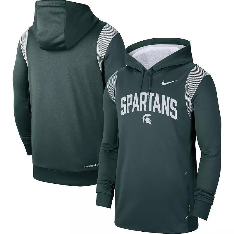 Mens Nike Michigan State Spartans 2022 Game Day Sideline Performance Pullover Hoodie Product Image