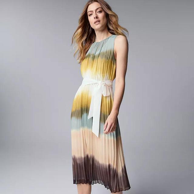 Womens Simply Vera Vera Wang Pleated Dress Product Image