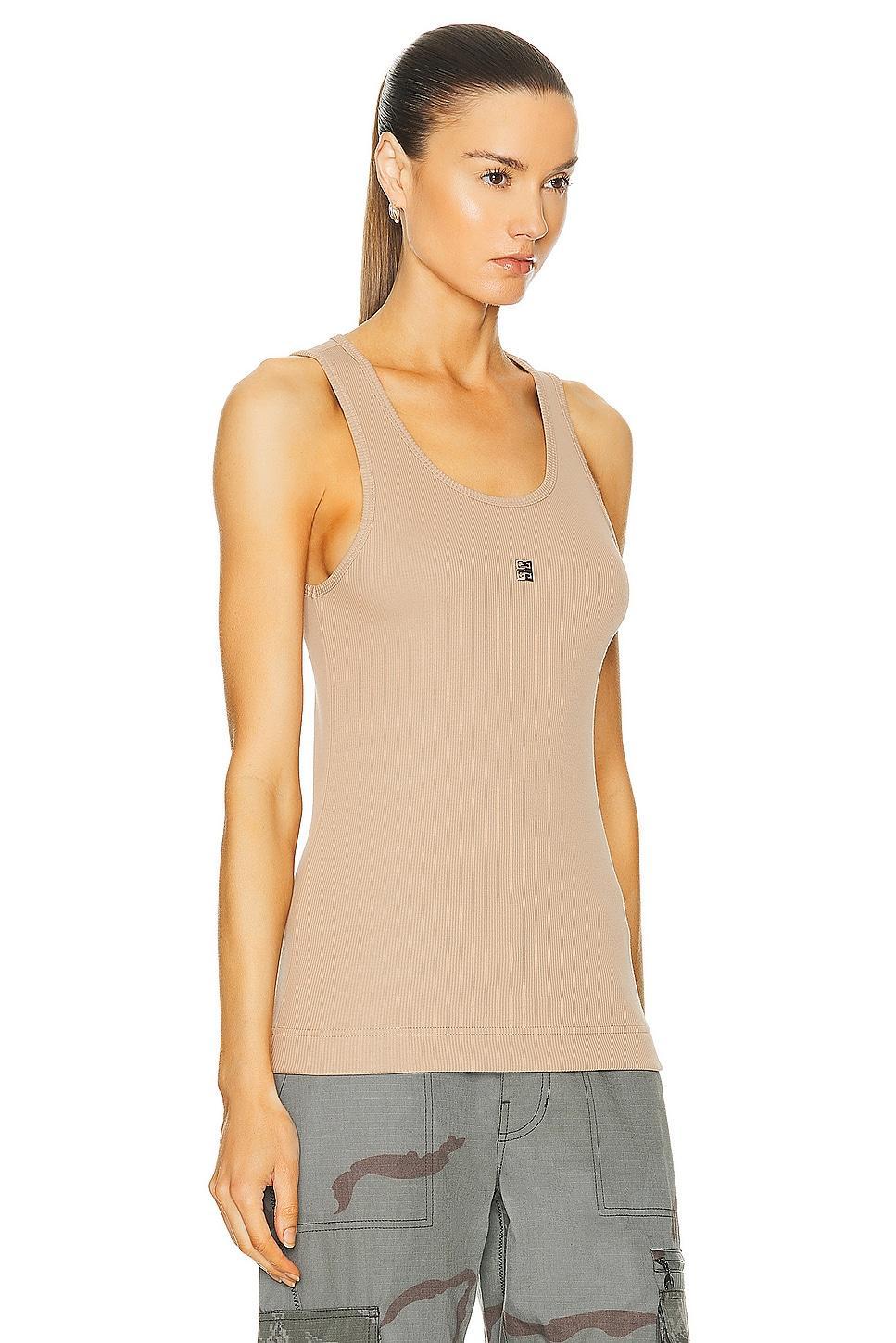 Womens Slim Fit Tank Top in Cotton Product Image