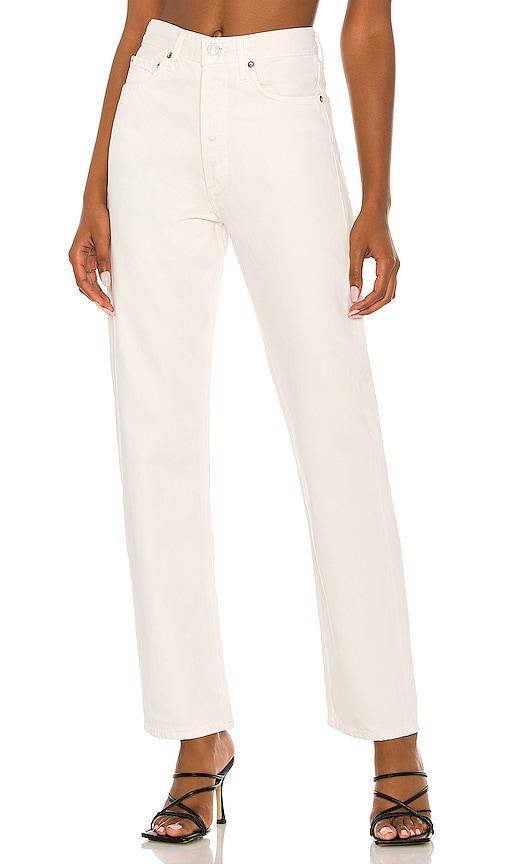 AGOLDE 90s Pinch Waist Jean in White. Size 32, 33, 34. Product Image