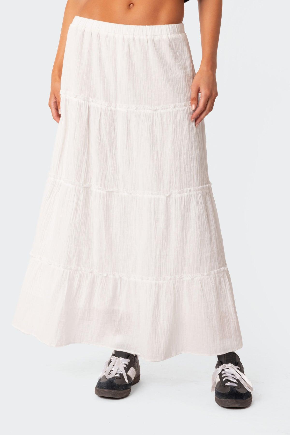 Charlotte Tiered Maxi Skirt Product Image