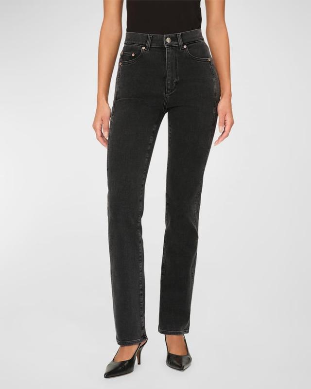 Patti Straight High-Rise Jeans Product Image