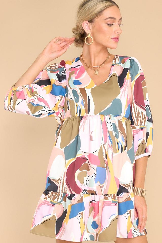 Addison Abstract Expressions Dress Print Product Image