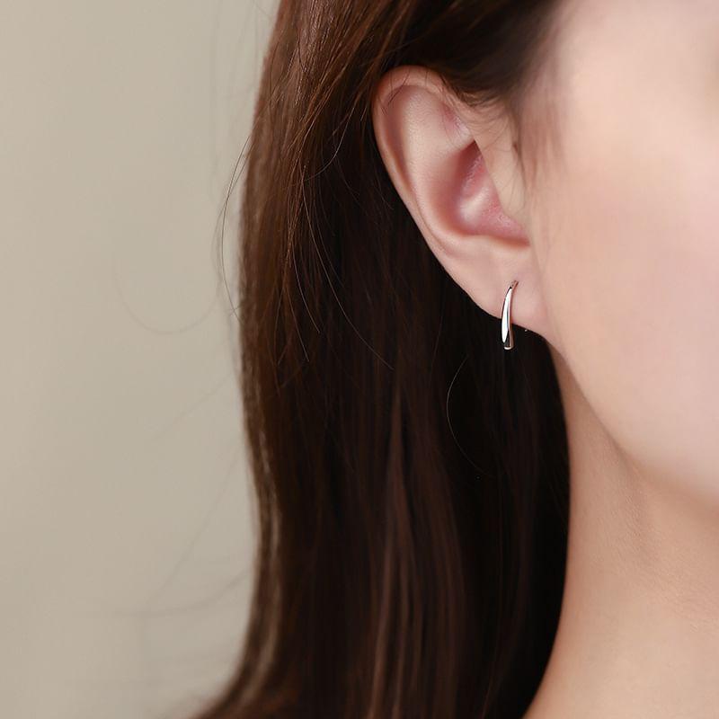 925 Sterling Silver Geometry Threader Earring Product Image