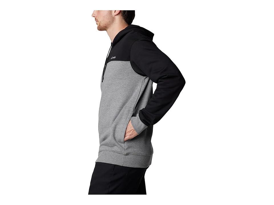 Columbia Hart Mountain Hoodie III (Charcoal Heather/Black Heather) Men's Clothing Product Image