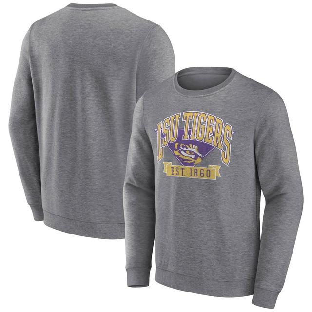 NCAA LSU Tigers Mens Crew Neck Fleece Sweatshirt Product Image