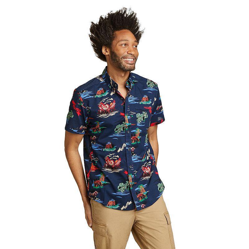 Eddie Bauer Men's Baja Short Sleeve Printed Shirt, Small Product Image