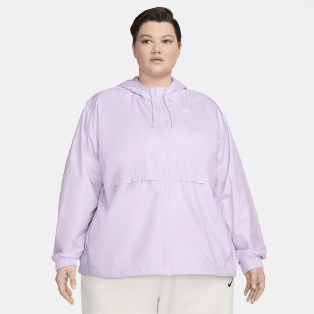 Womens Nike Sportswear Essential Repel Woven Jacket (Plus Size) Product Image