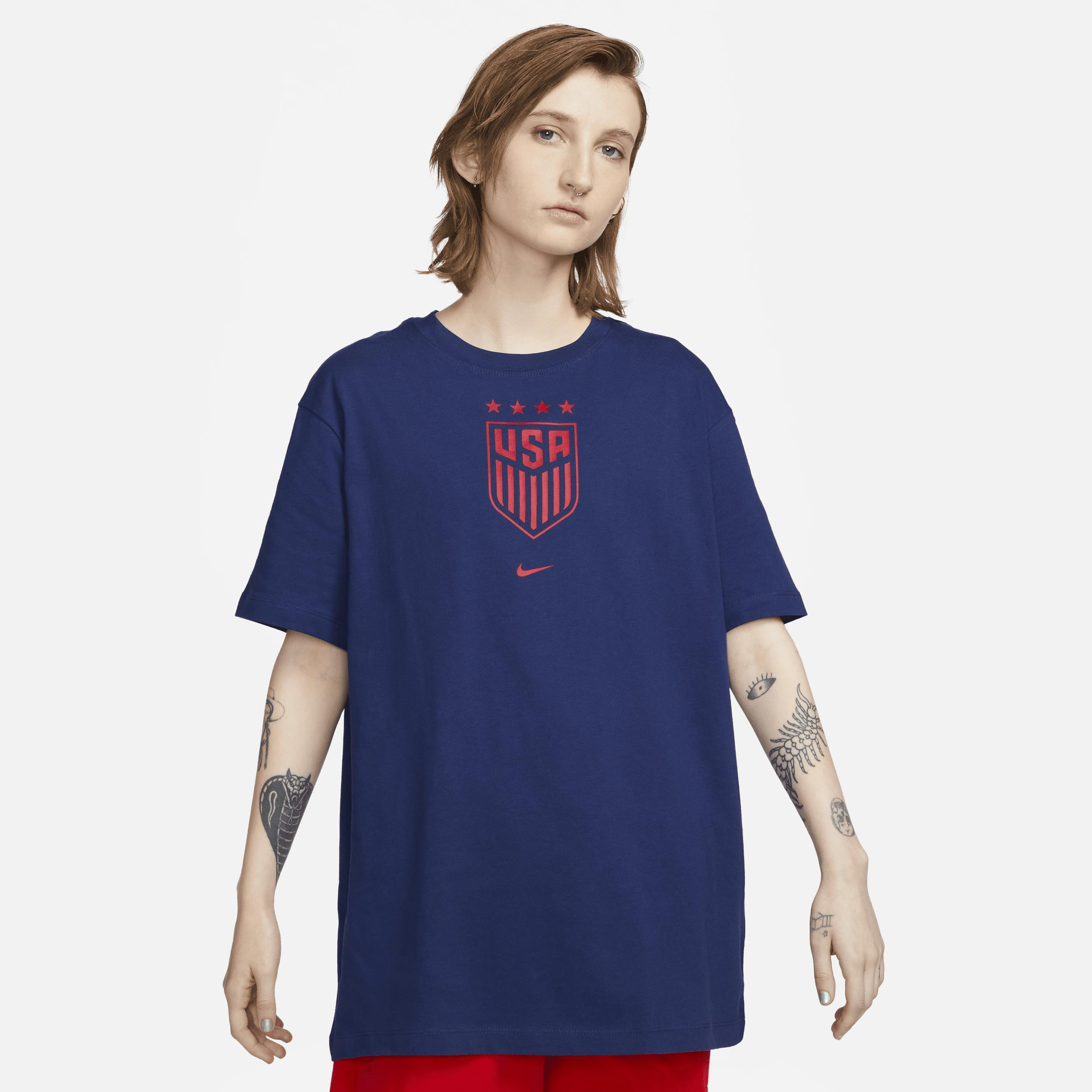 Womens Nike Navy Uswnt Crest T-shirt Product Image