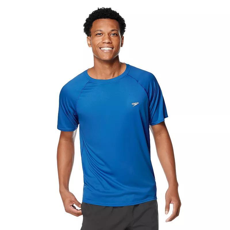 Mens Speedo Quick-Dry UPF 50+ Short Sleeve Swim Tee Product Image