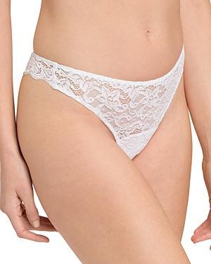 Womens Stretch Lace Thong Product Image