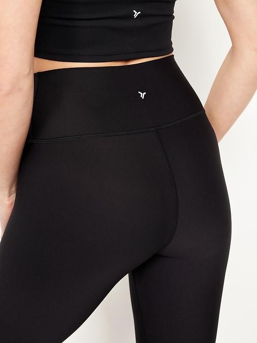 High-Waisted PowerSoft Crop Leggings Product Image