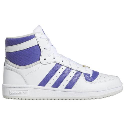 adidas Originals Womens Top Ten RB - Shoes White/Purple Product Image