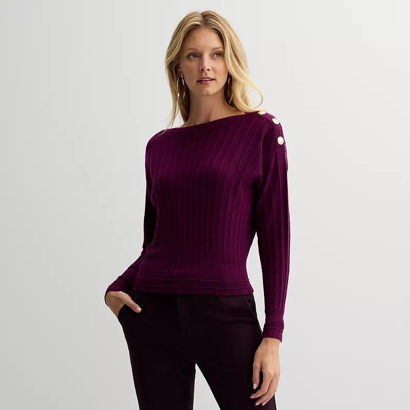 Womens Nine West Boatneck Dolman Sweater Product Image