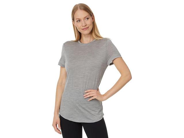 Icebreaker 125 Cool-Lite Sphere III Short Sleeve Tee (Metro HTHR) Women's Clothing Product Image