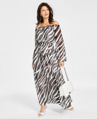 Women's Off-The-Shoulder Maxi Dress, Created for Macy's Product Image