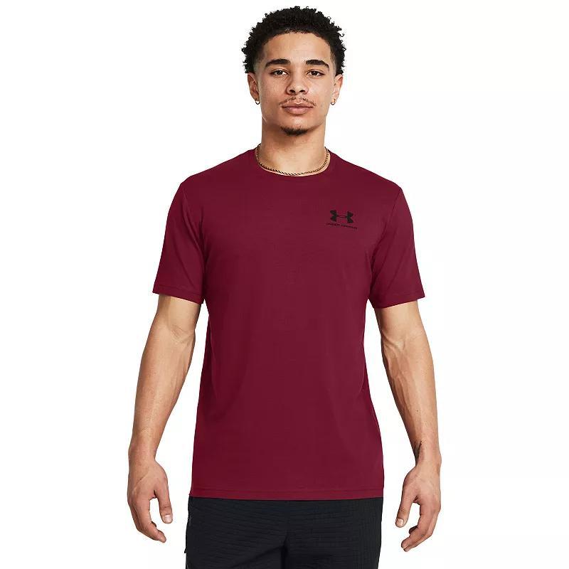 Mens Under Armour Sportstyle Tee Red Product Image