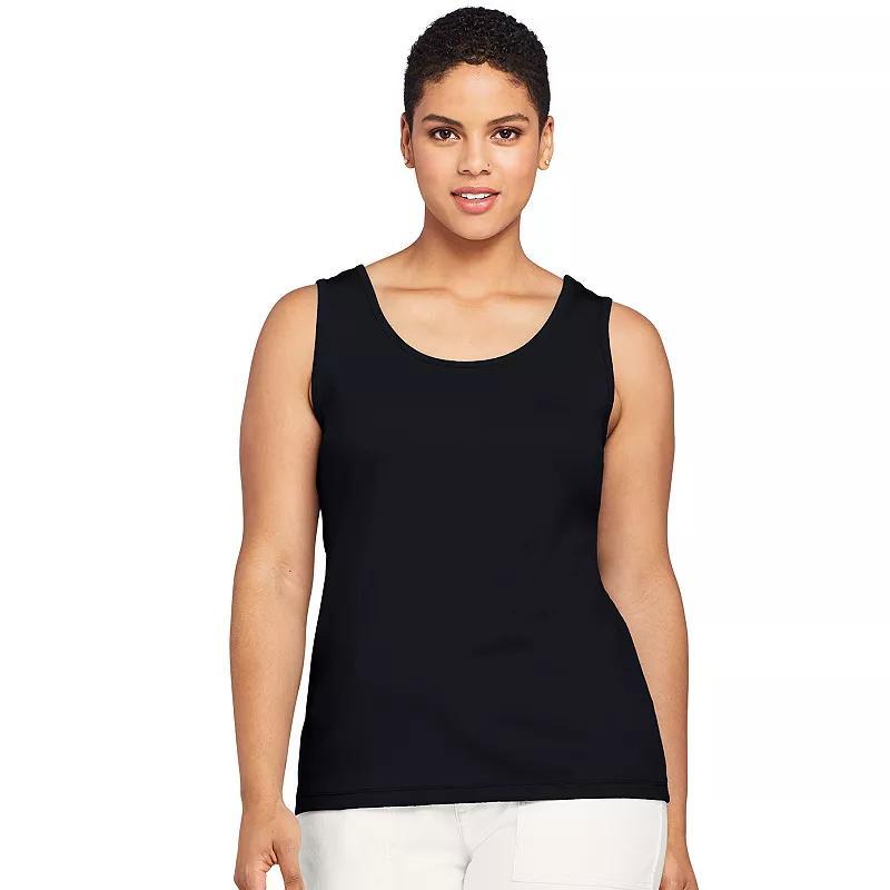 Lands End Womens Tall Cotton Tank Top Product Image