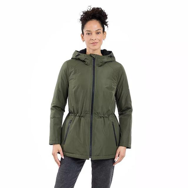 Womens London Fog Zip-Front Rain Anorak Jacket Product Image