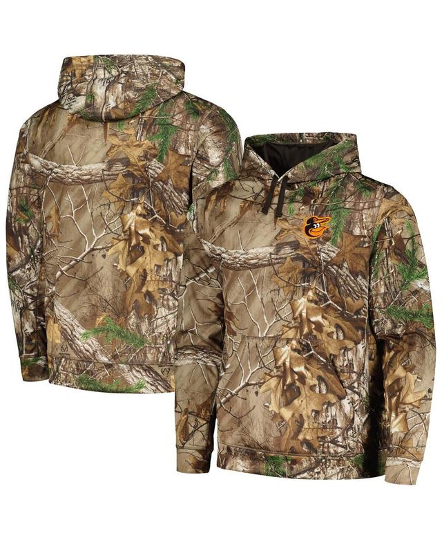 Mens Dunbrooke Camo Baltimore Orioles Champion Realtree Pullover Hoodie Product Image