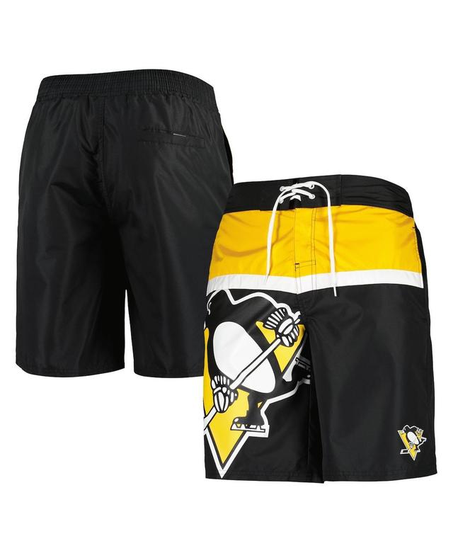 Mens Starter Pittsburgh Penguins Sea Wind Swim Trunks Product Image