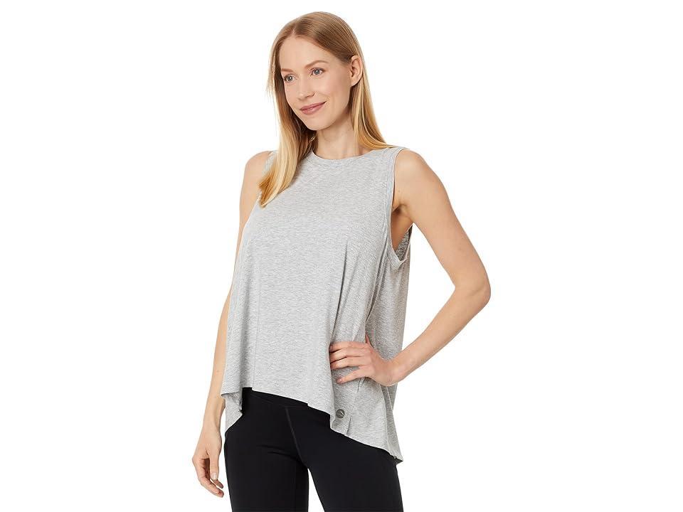 L.L.Bean Beyond Soft Pleat-Back Tank (Smoky Mauve) Women's Clothing Product Image