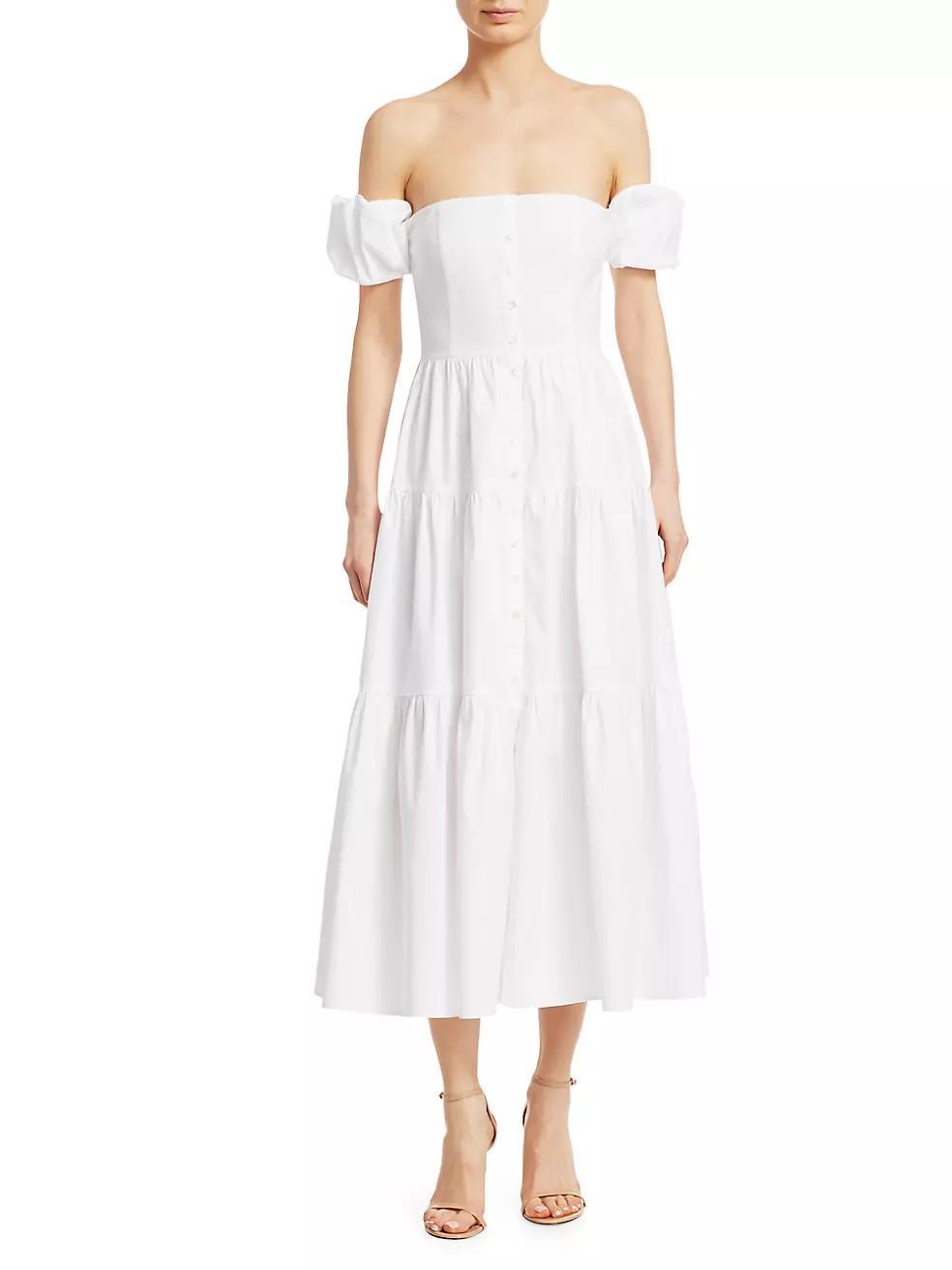 Elio Puff-Sleeve Prairie Dress Product Image