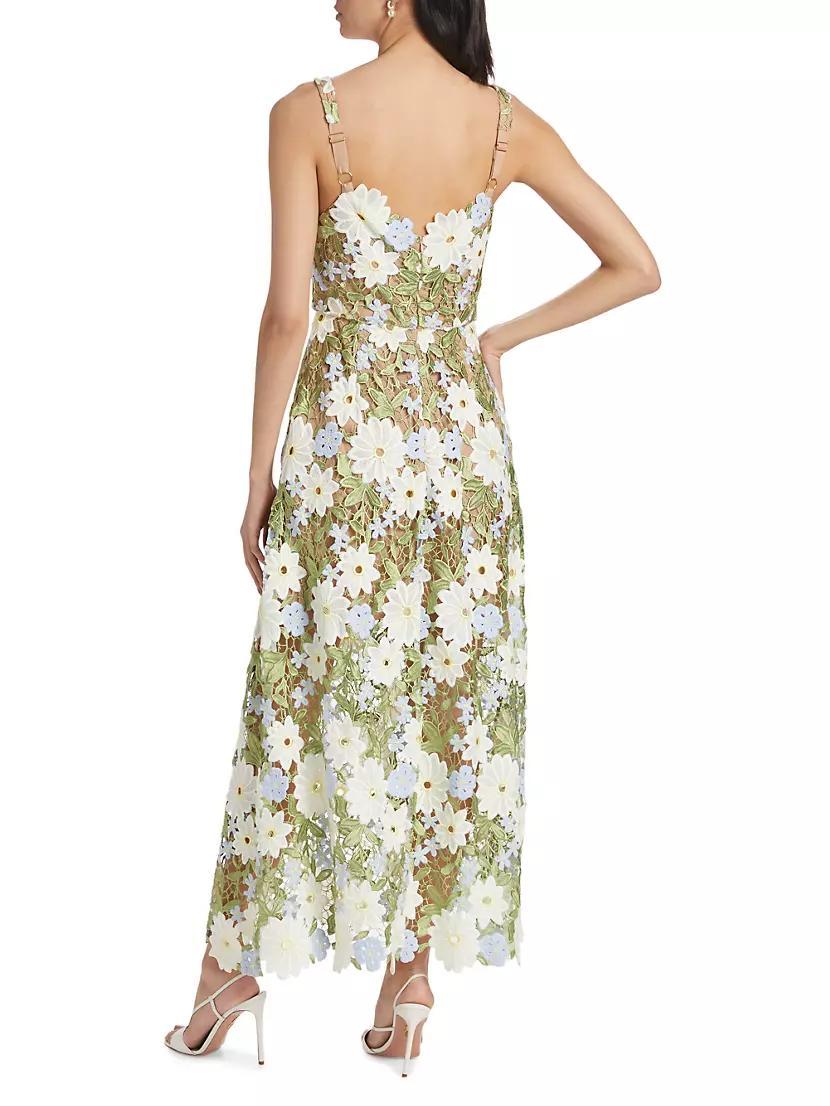 Flora Floral Lace Midi-Dress Product Image