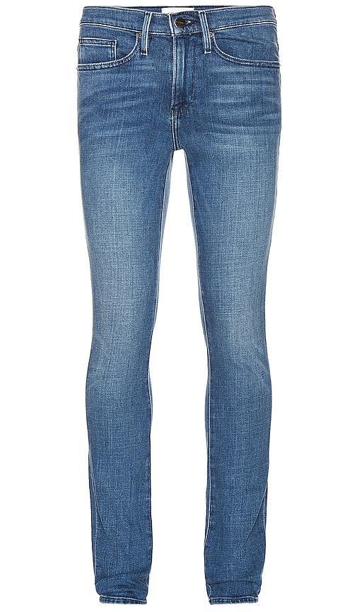 FRAME L'Homme Skinny in Bradbury - Blue. Size 29 (also in 28, 31, 33, 34). Product Image