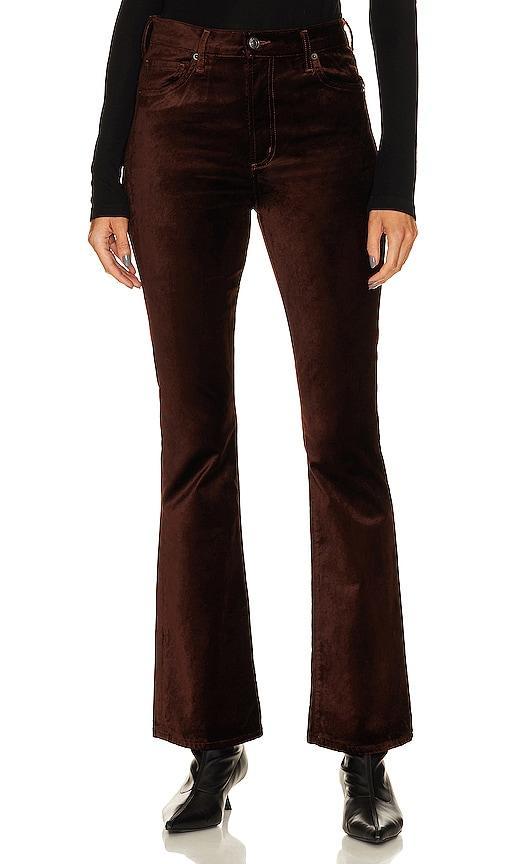 AGOLDE Nico High Waist Bootcut Velvet Pants Product Image