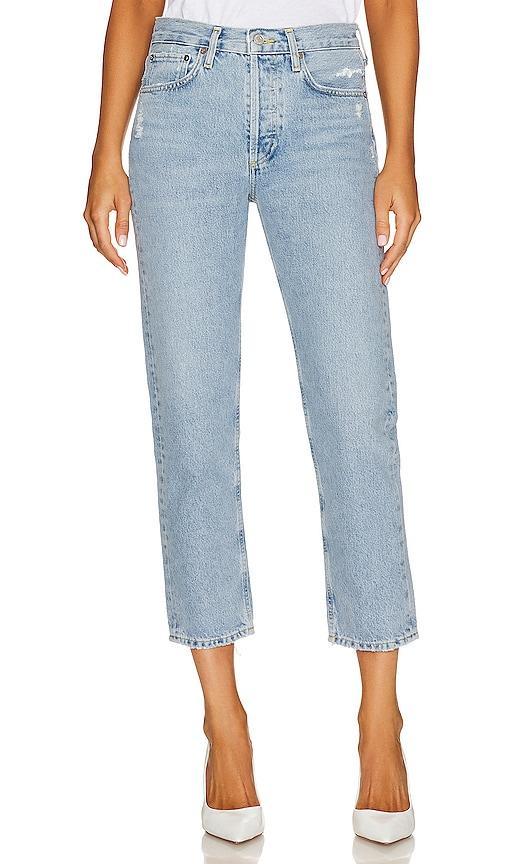 AGOLDE Parker High Waist Crop Relaxed Straight Leg Jeans Product Image