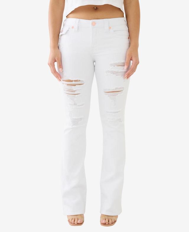 True Religion Womens Becca Flap Bootcut Jeans Product Image